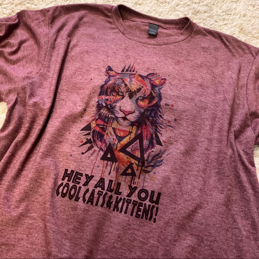 Tiger king colorful soft T-shirt